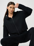 Millennia Zip Up Dropped Shouder Active Hooded - Odaingerous